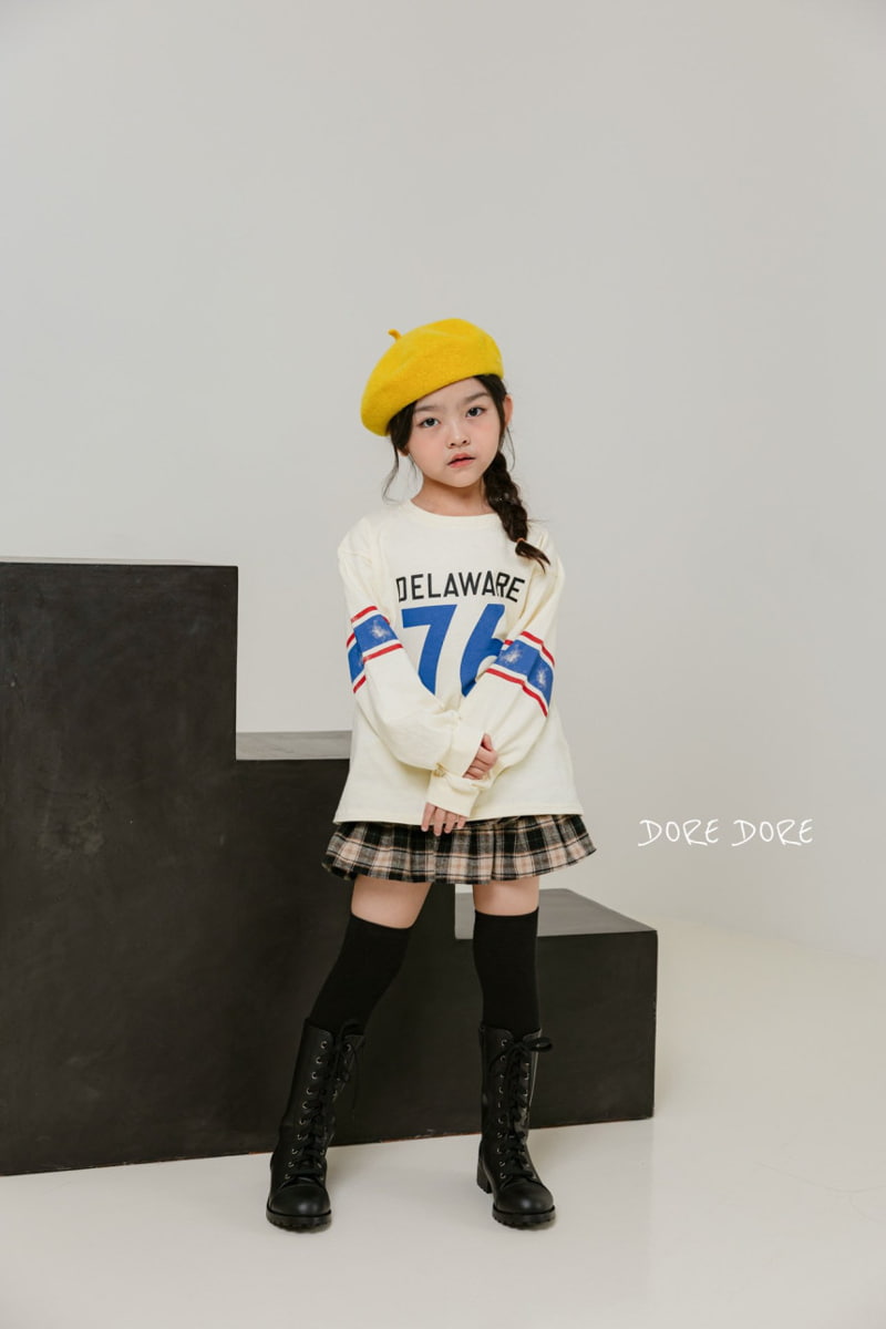 Dore Dore - Korean Children Fashion - #kidsshorts - 76 Two Lines Tee - 7