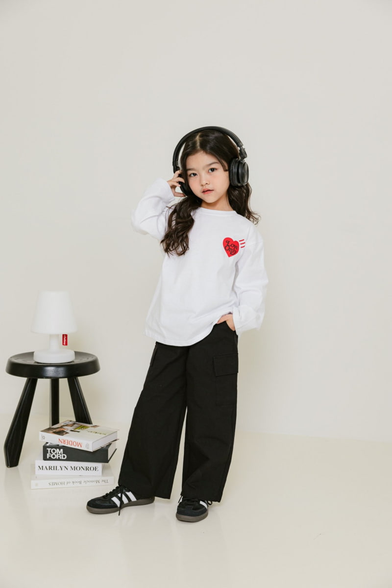 Dore Dore - Korean Children Fashion - #kidsshorts - Yourself Heart Tee - 6