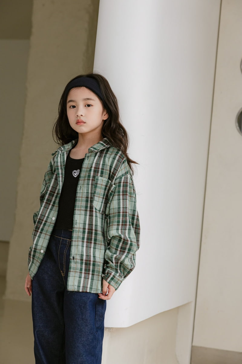 Dore Dore - Korean Children Fashion - #kidsshorts - Check Shirt - 8