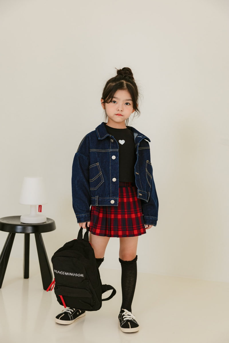 Dore Dore - Korean Children Fashion - #kidsshorts - Pocket Denim Jacket - 6