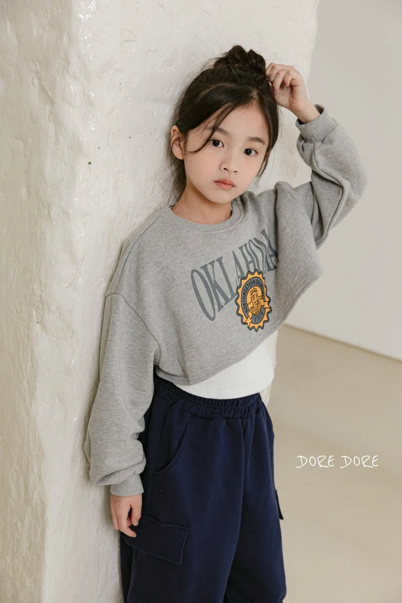 Dore Dore - Korean Children Fashion - #kidsstore - Oklahoma Crop Sweatshirts - 12