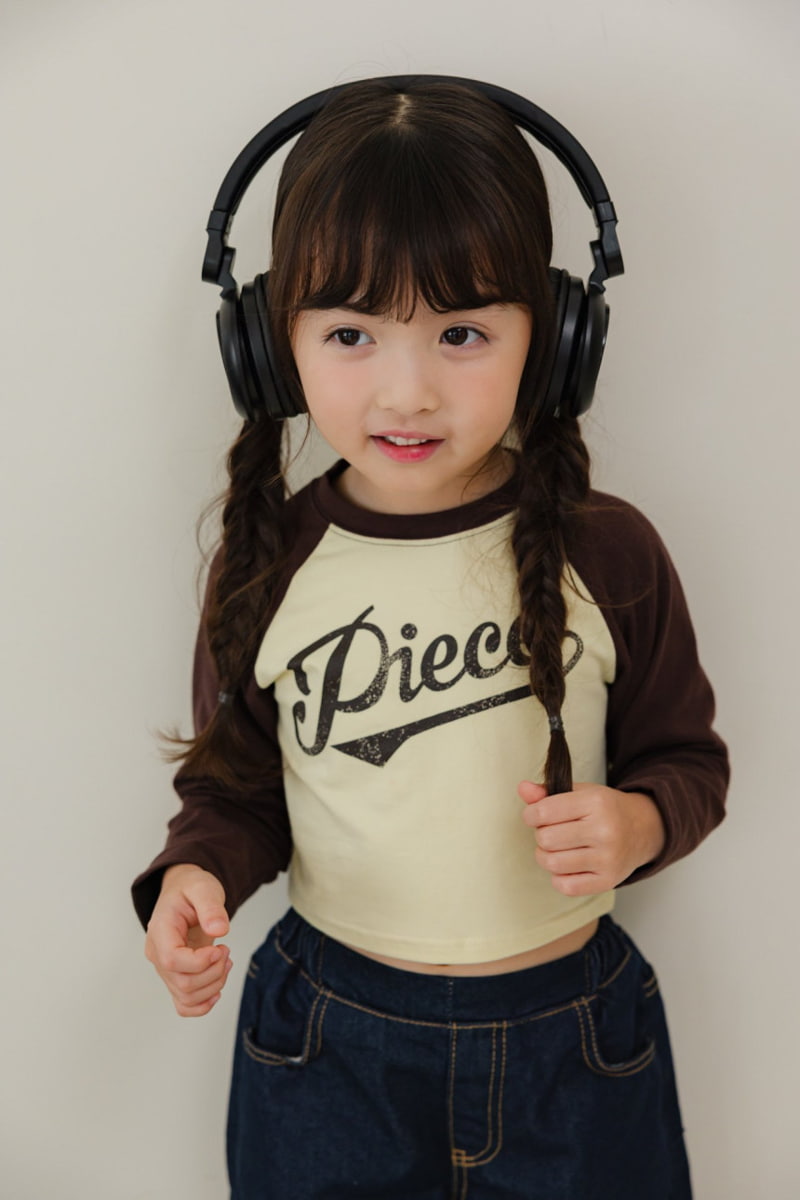 Dore Dore - Korean Children Fashion - #kidsstore - Piece Raglan Crop Tee - 6