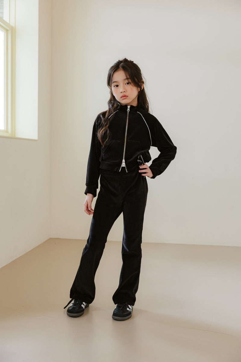 Dore Dore - Korean Children Fashion - #kidzfashiontrend - Veloure Bootscut Pants - 8