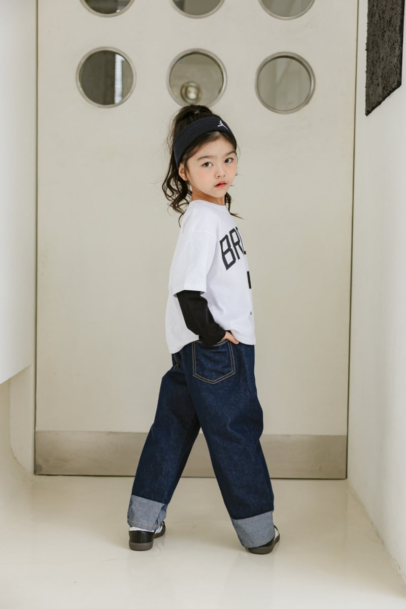 Dore Dore - Korean Children Fashion - #kidzfashiontrend - Brown Layered Tee - 6