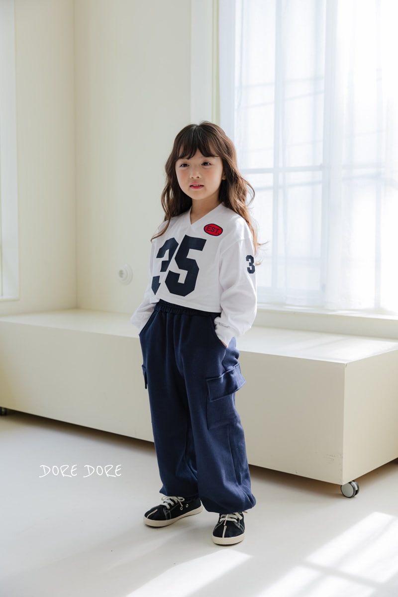 Dore Dore - Korean Children Fashion - #kidzfashiontrend - 35 V Neck Crop Tee - 10