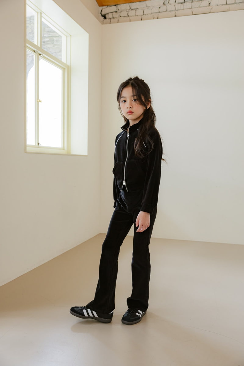 Dore Dore - Korean Children Fashion - #littlefashionista - Veloure Bootscut Pants - 10