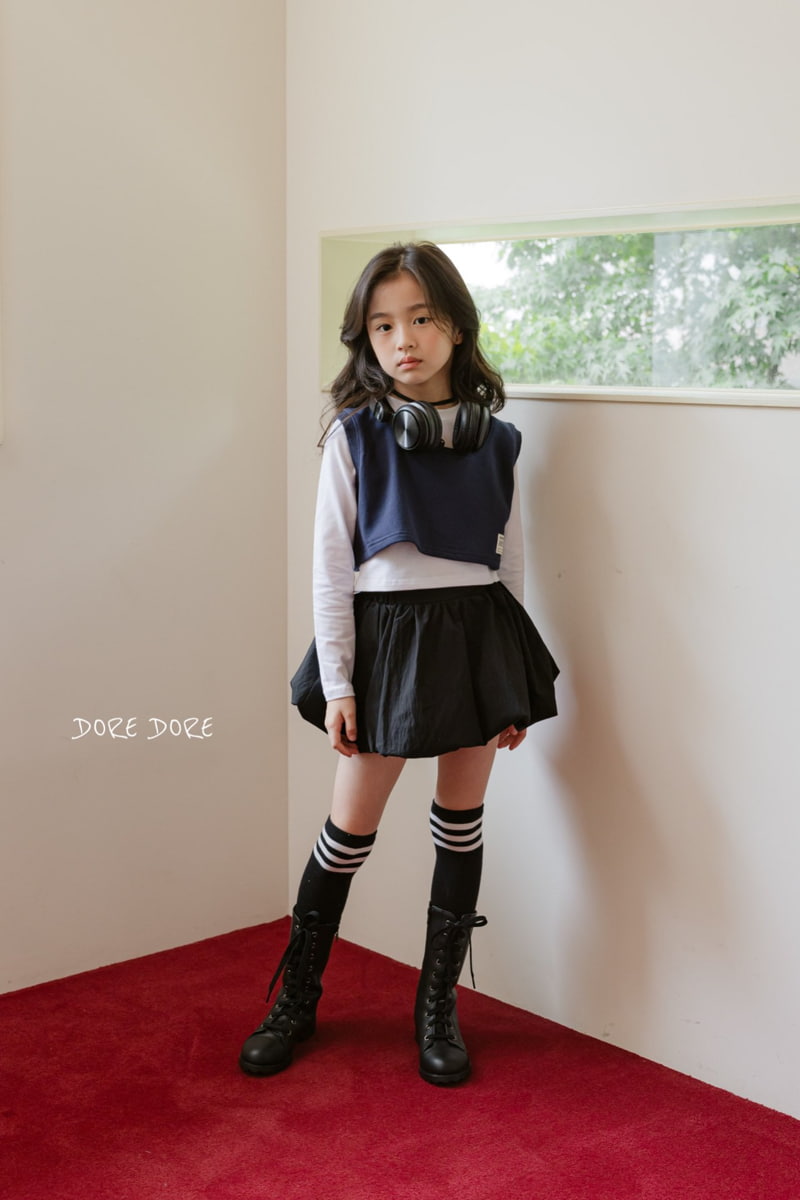 Dore Dore - Korean Children Fashion - #littlefashionista - Label Crop Vest - 5