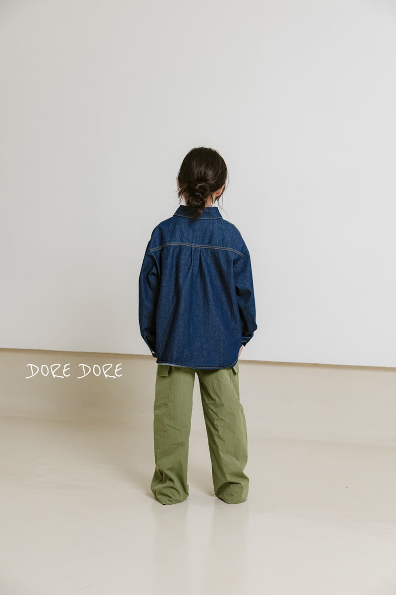 Dore Dore - Korean Children Fashion - #littlefashionista - Denim Shirt - 3