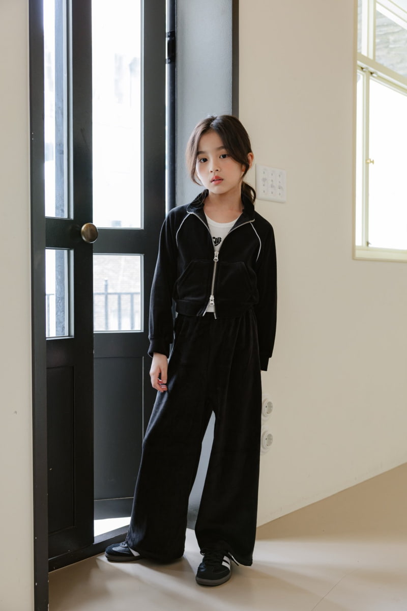 Dore Dore - Korean Children Fashion - #magicofchildhood - Veloure Wide Pants - 6