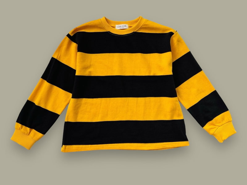 Dore Dore - Korean Children Fashion - #magicofchildhood - Honey Stripe Tee - 2