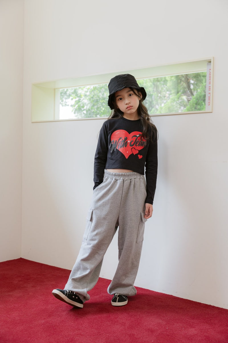 Dore Dore - Korean Children Fashion - #magicofchildhood - With Heart Crop Tee - 12