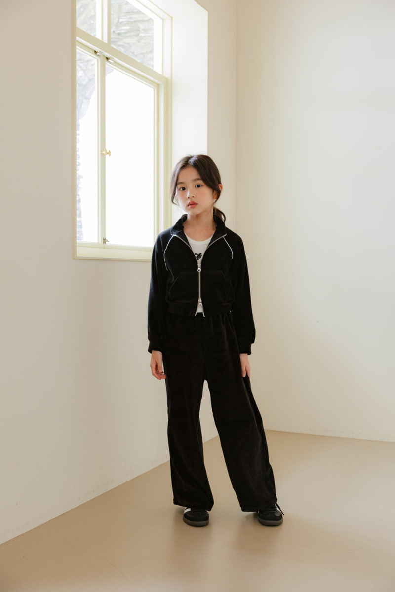 Dore Dore - Korean Children Fashion - #minifashionista - Veloure Bootscut Pants - 12