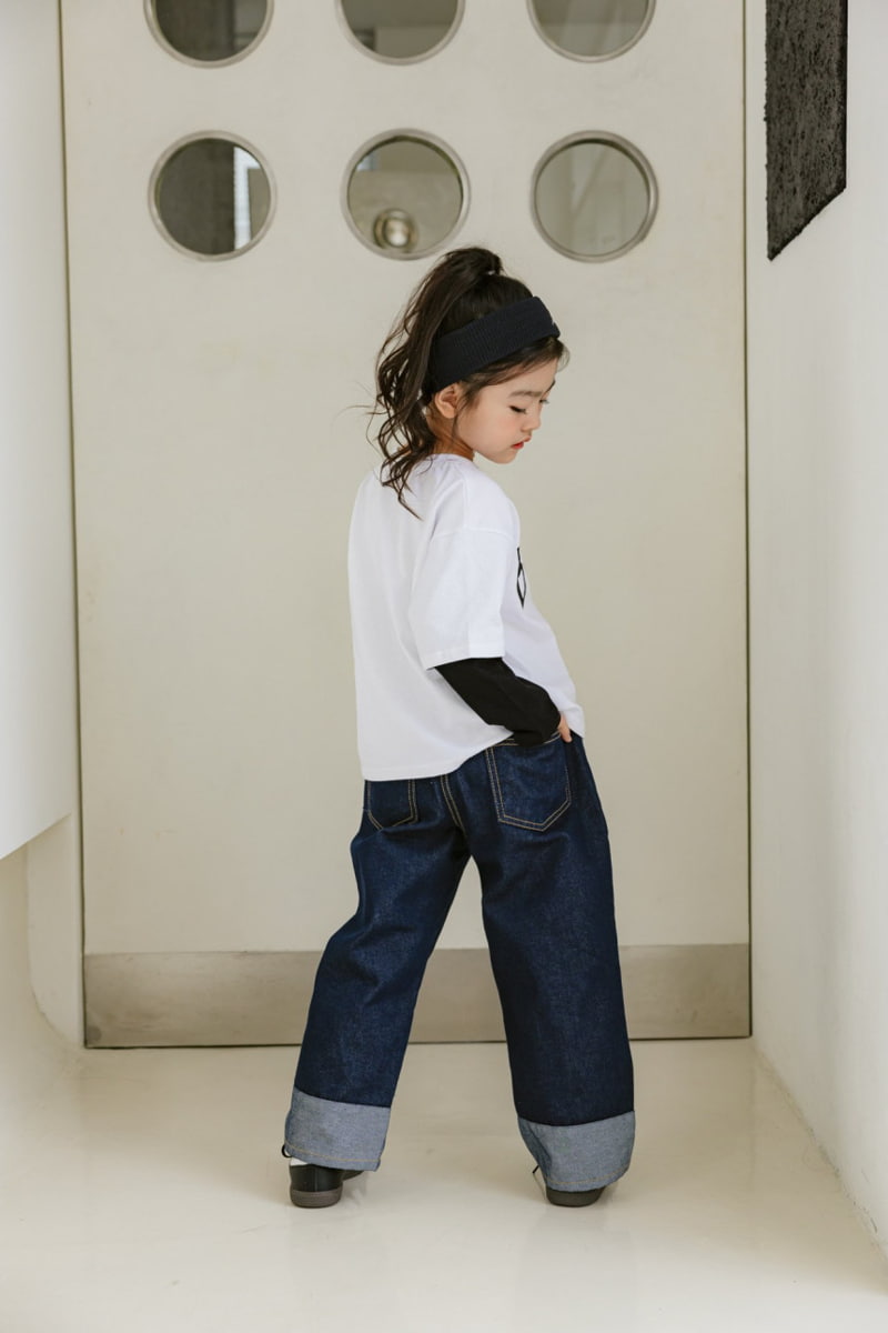 Dore Dore - Korean Children Fashion - #minifashionista - Brown Layered Tee - 10