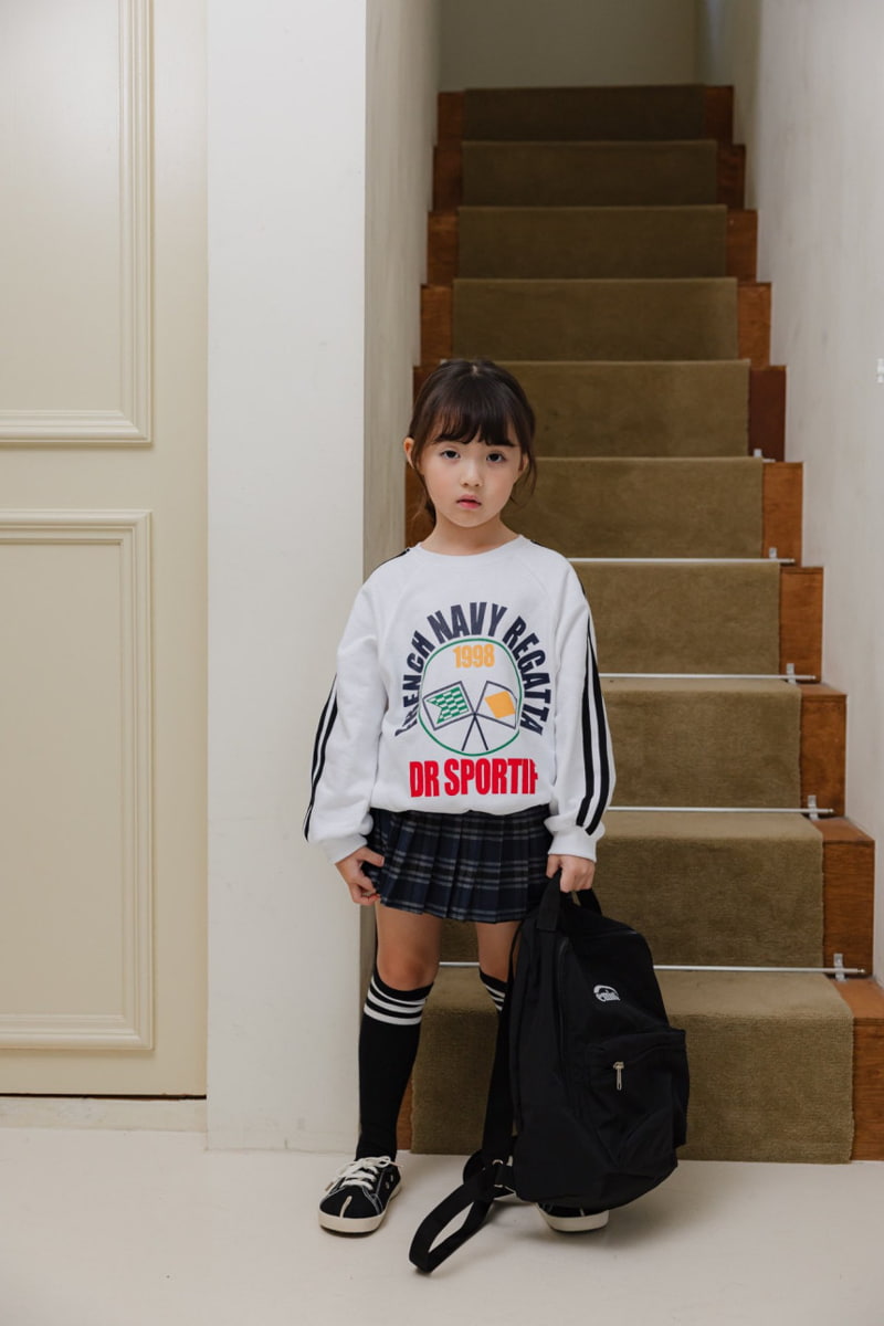 Dore Dore - Korean Children Fashion - #magicofchildhood - Tape Raglan Sweatshirts - 4