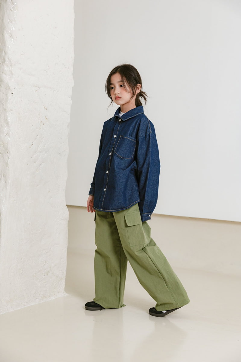 Dore Dore - Korean Children Fashion - #minifashionista - Denim Shirt - 5