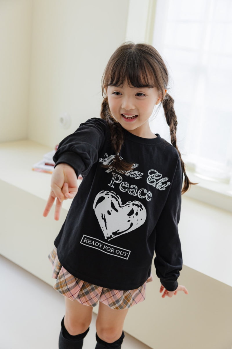 Dore Dore - Korean Children Fashion - #minifashionista - Heart Long Tee - 8