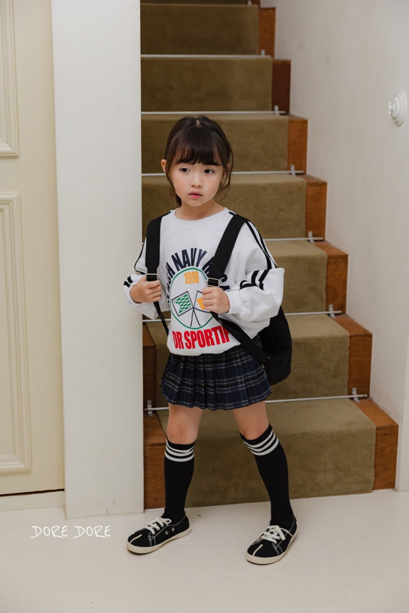 Dore Dore - Korean Children Fashion - #todddlerfashion - Tape Raglan Sweatshirts - 6