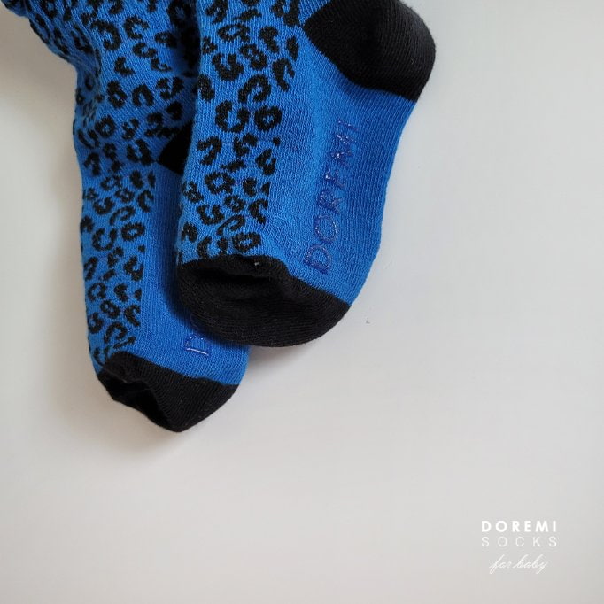 Doremi Socks - Korean Baby Fashion - #babyfashion - Leopard Band Socks (set of 4) - 6