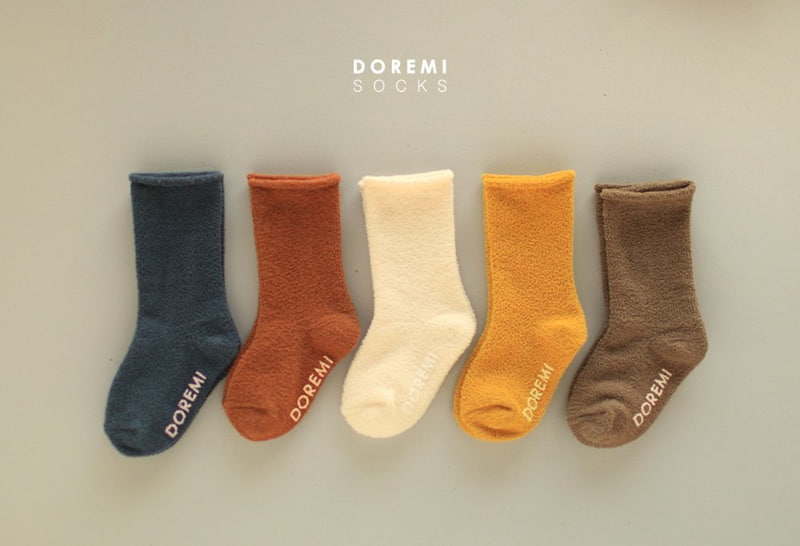 Doremi Socks - Korean Baby Fashion - #babyfever - Sleeping Roll Socks (set of 5) - 11