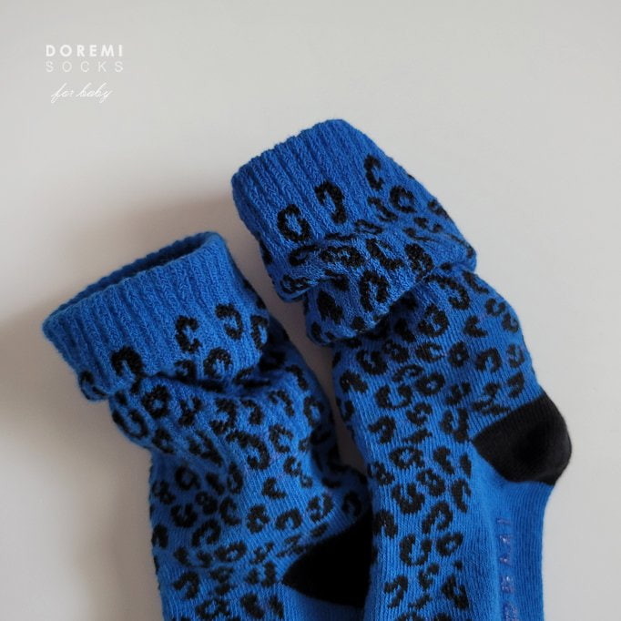 Doremi Socks - Korean Baby Fashion - #babyfever - Leopard Band Socks (set of 4) - 7