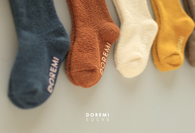 Doremi Socks - Korean Baby Fashion - #babygirlfashion - Sleeping Roll Socks (set of 5) - 12