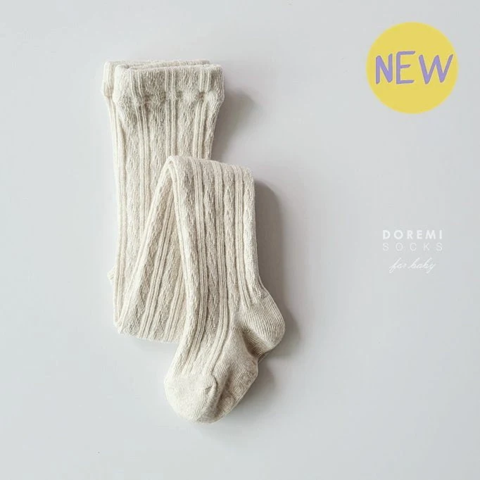 Doremi Socks - Korean Baby Fashion - #babygirlfashion - Cable Tights - 8