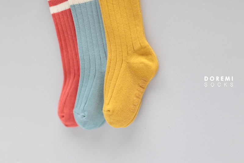 Doremi Socks - Korean Baby Fashion - #babylifestyle - Dandy Knee Socks (set of 3) - 12