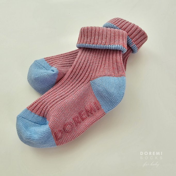 Doremi Socks - Korean Baby Fashion - #babylifestyle - Jacqard Socks (set of 3) - 7