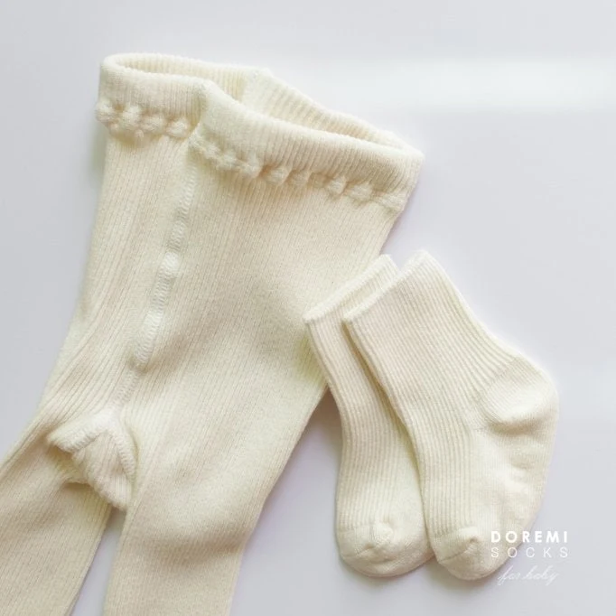 Doremi Socks - Korean Baby Fashion - #babylifestyle - Set-up Tights - 12