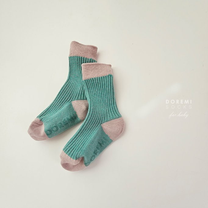 Doremi Socks - Korean Baby Fashion - #babyoninstagram - Jacqard Socks (set of 3) - 8