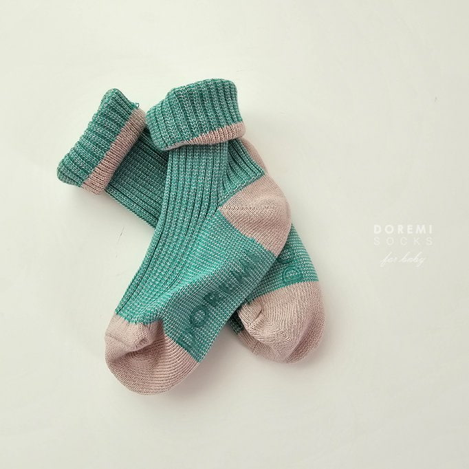 Doremi Socks - Korean Baby Fashion - #babyootd - Jacqard Socks (set of 3) - 9