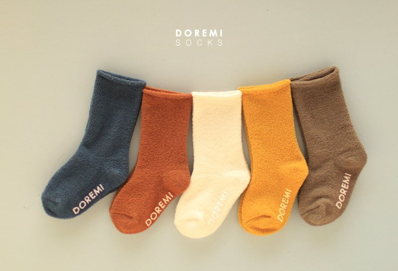 Doremi Socks - Korean Baby Fashion - #babyoutfit - Sleeping Roll Socks (set of 5)