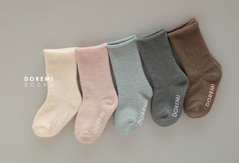 Doremi Socks - Korean Baby Fashion - #babyoutfit - Sleeping Roll Socks (set of 5) - 2