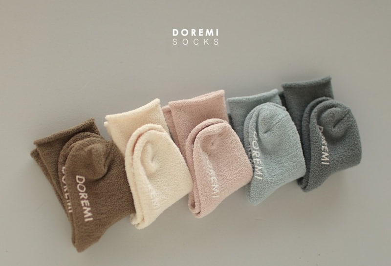 Doremi Socks - Korean Baby Fashion - #babywear - Sleeping Roll Socks (set of 5) - 3