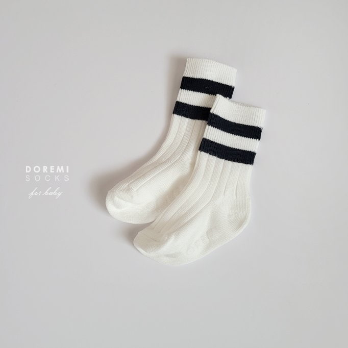 Doremi Socks - Korean Baby Fashion - #babywear - Low Socks (set of 3) - 10