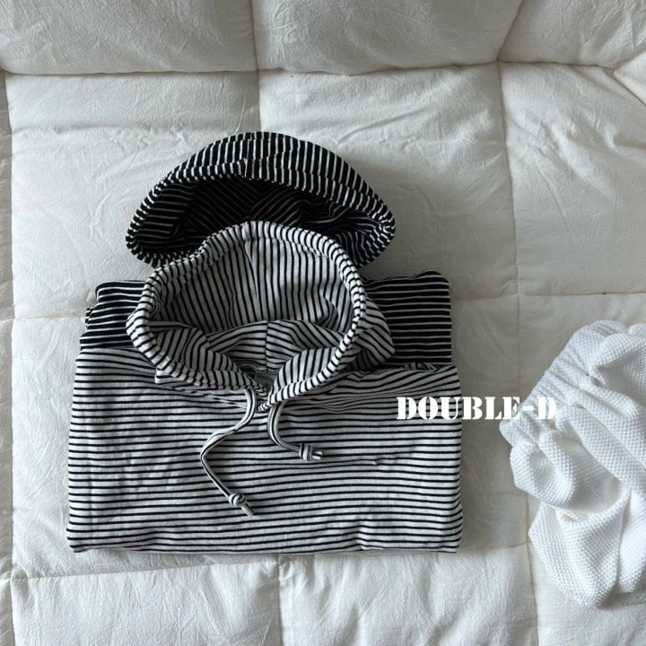 Doubled - Korean Children Fashion - #fashionkids - Stripe Hoodie - 5