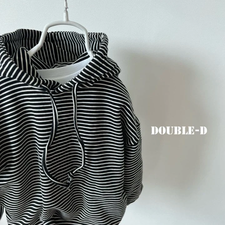 Doubled - Korean Children Fashion - #littlefashionista - Stripe Hoodie - 10