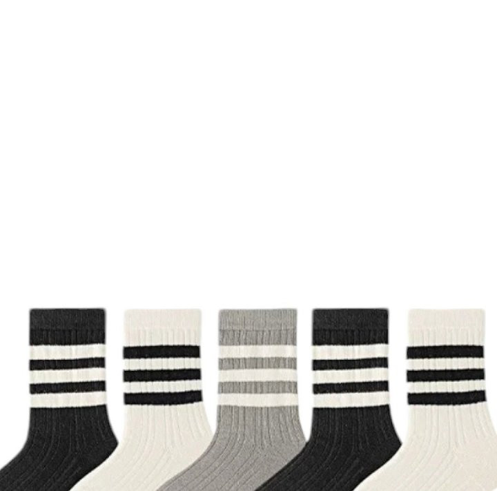 Dudie - Korean Children Fashion - #childofig - Stripe Socks - 4