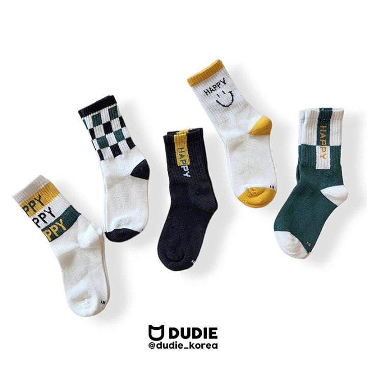 Dudie - Korean Children Fashion - #childofig - Happy Socks - 5