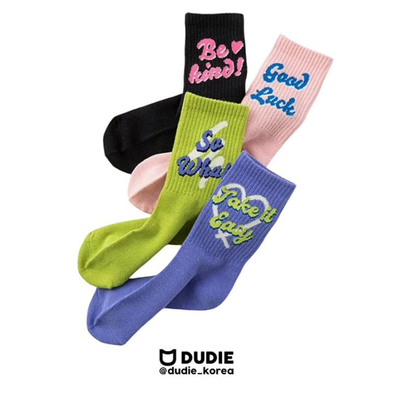 Dudie - Korean Children Fashion - #childofig - Back Kain Socks - 11