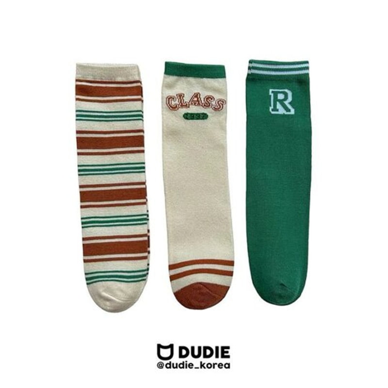 Dudie - Korean Children Fashion - #childrensboutique - Class Socks - 11