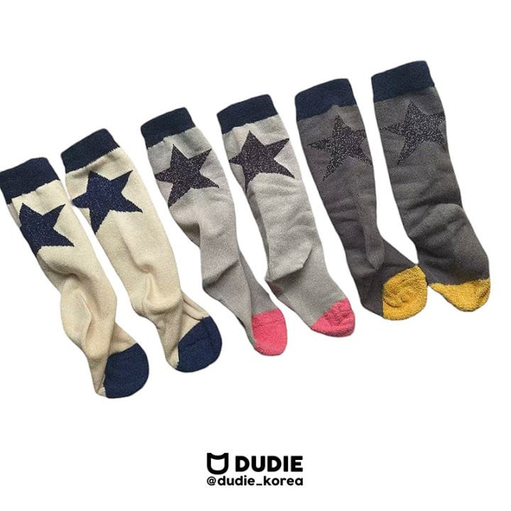 Dudie - Korean Children Fashion - #childrensboutique - Star Socks