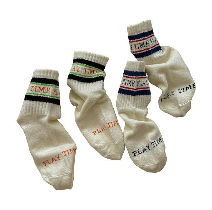 Dudie - Korean Children Fashion - #designkidswear - Full Time Socks - 5