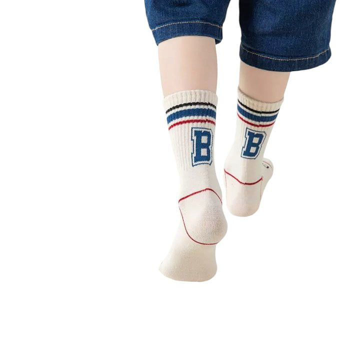 Dudie - Korean Children Fashion - #designkidswear - Alphabet Socks - 6