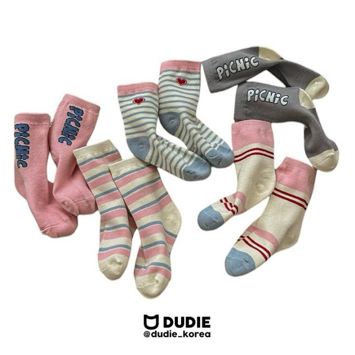 Dudie - Korean Children Fashion - #discoveringself - Picnic Socks - 2