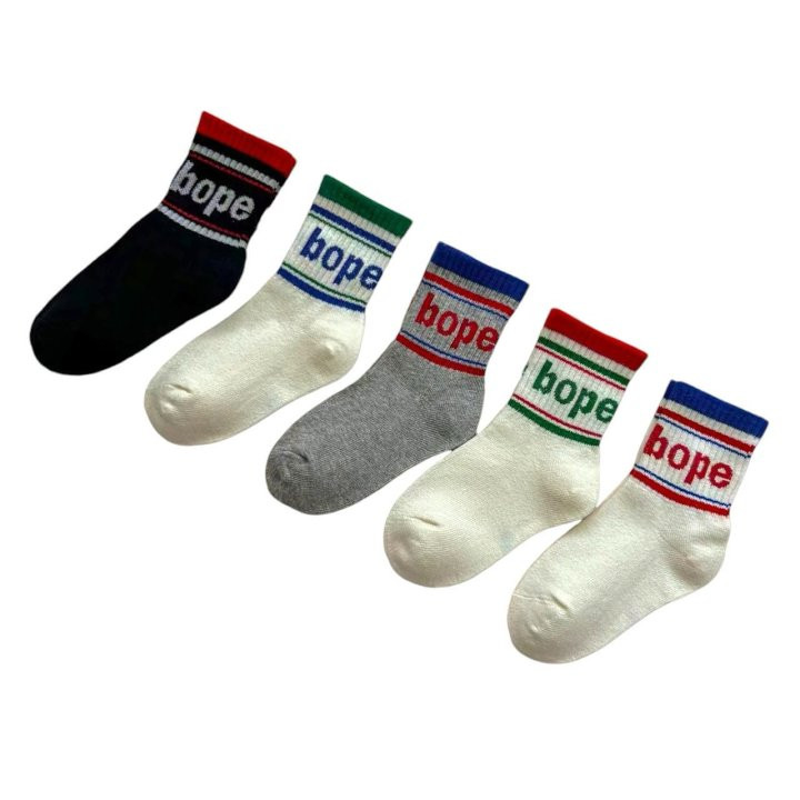 Dudie - Korean Children Fashion - #discoveringself - Bope Socks - 5