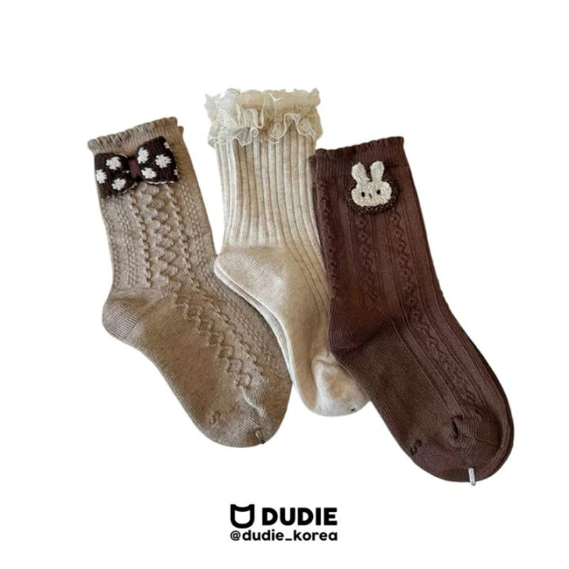 Dudie - Korean Children Fashion - #discoveringself - Cutie Socks - 12