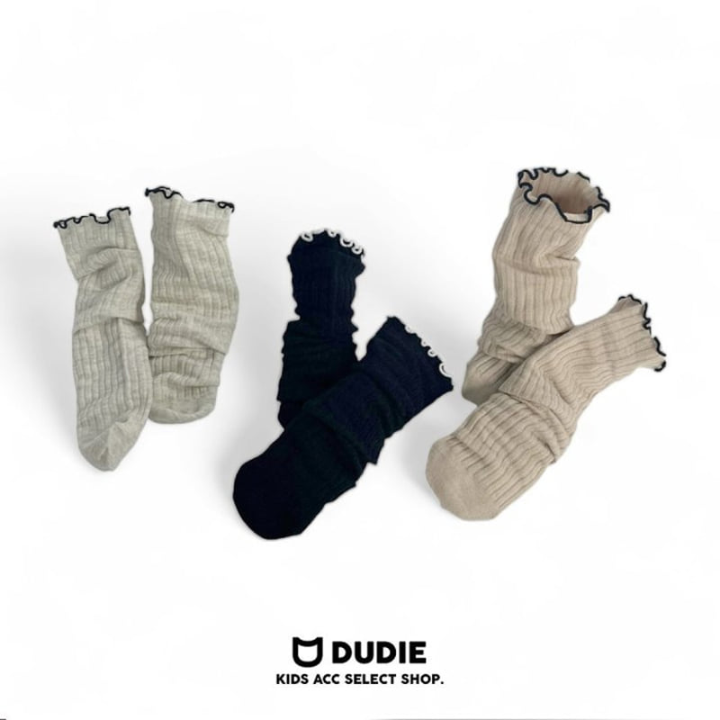 Dudie - Korean Children Fashion - #discoveringself - Shirring Half Socks - 9