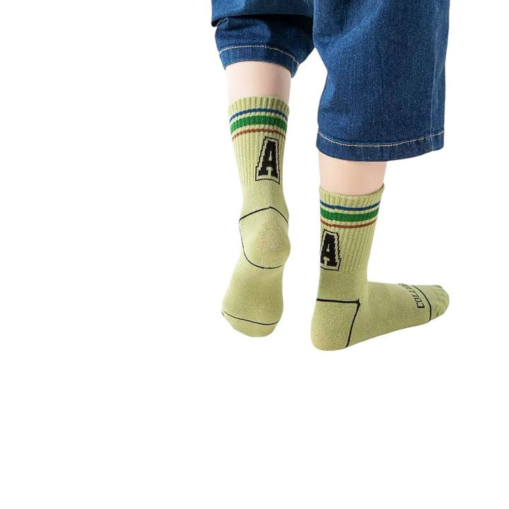 Dudie - Korean Children Fashion - #discoveringself - Alphabet Socks - 7