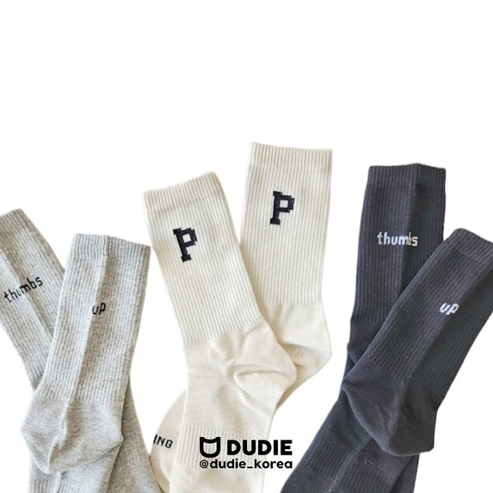 Dudie - Korean Children Fashion - #discoveringself - P Socks - 10